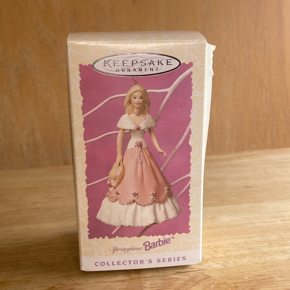 Hallmark Keepsake Ornament Springtime Barbie 1997